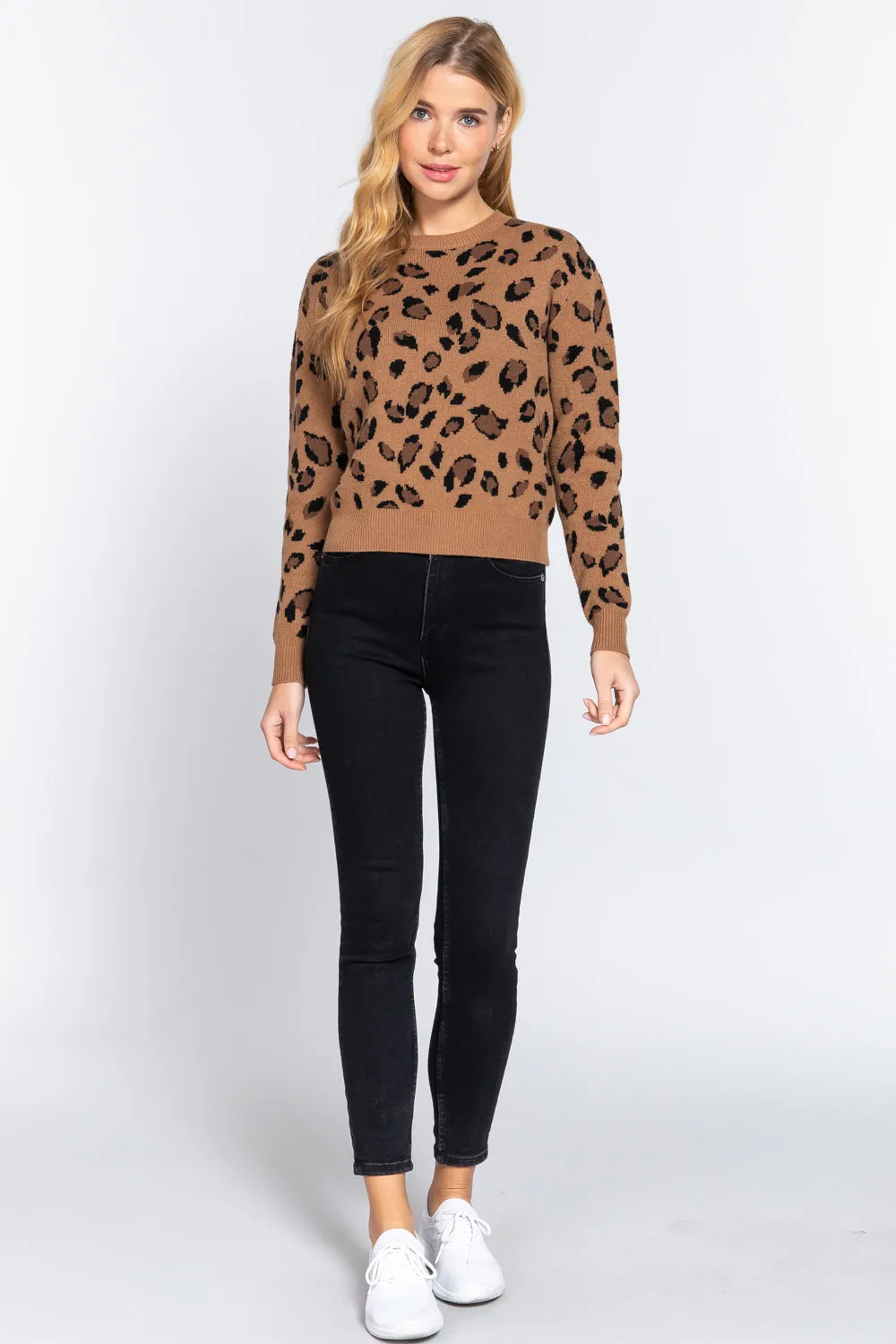 Leopard Print Sweater