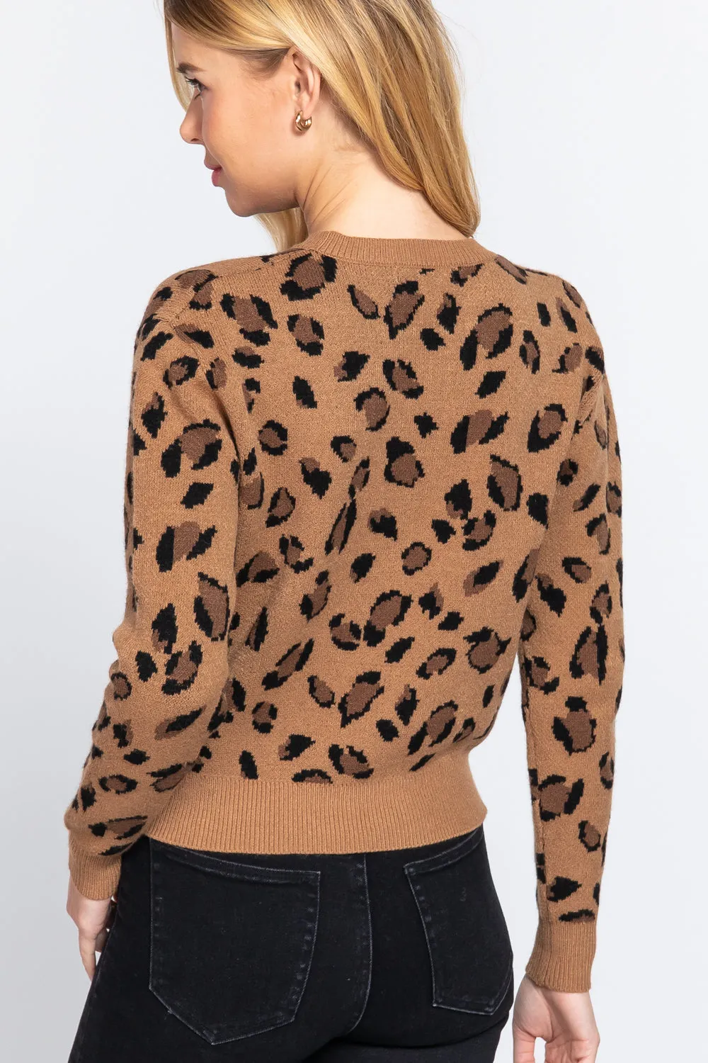 Leopard Print Sweater