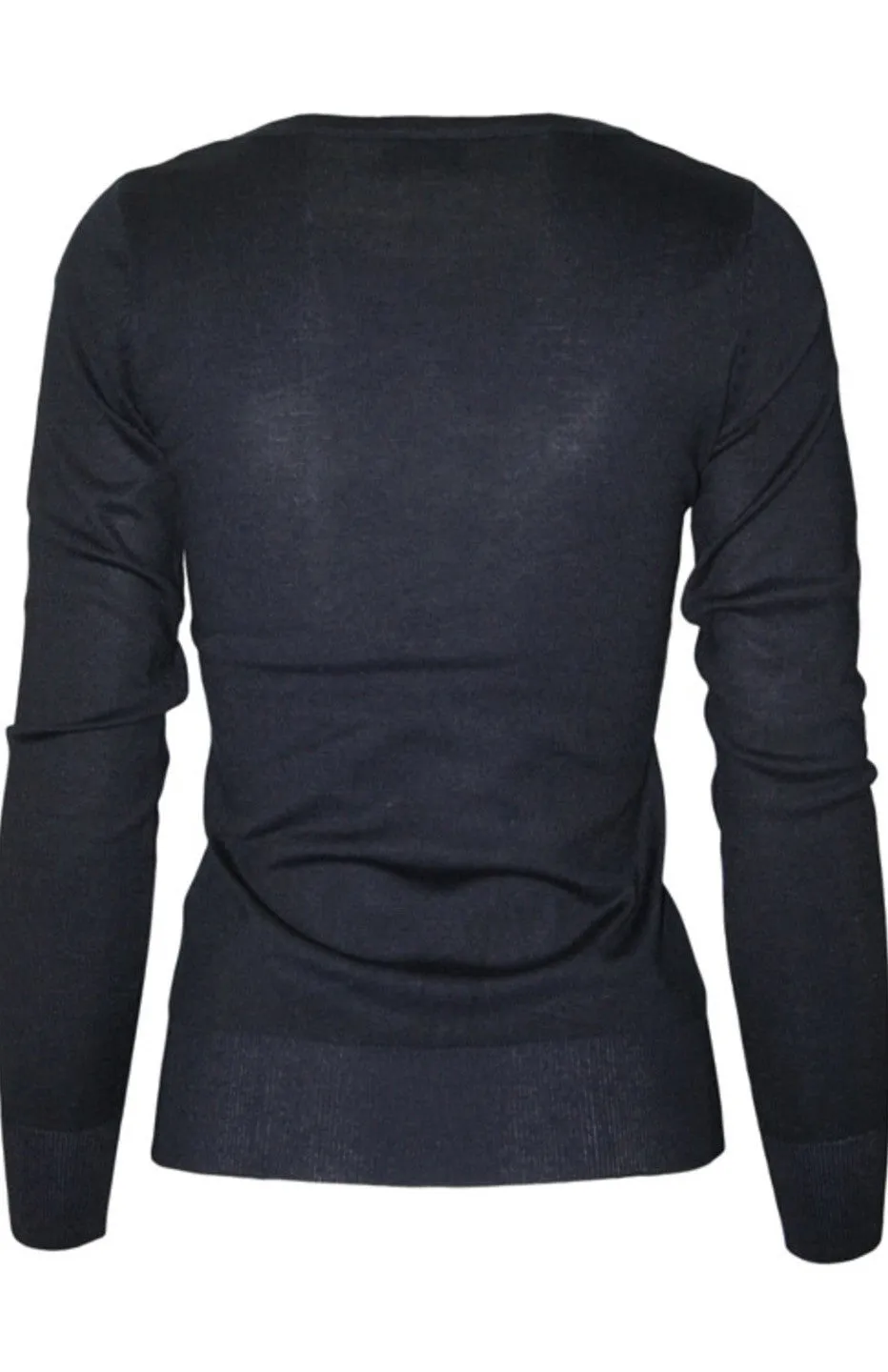 Long Sleeve Crew Neck Pullover Cardigan