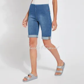 Lysse Boyfriend Denim Short – Style 2835 (Mid Wash)