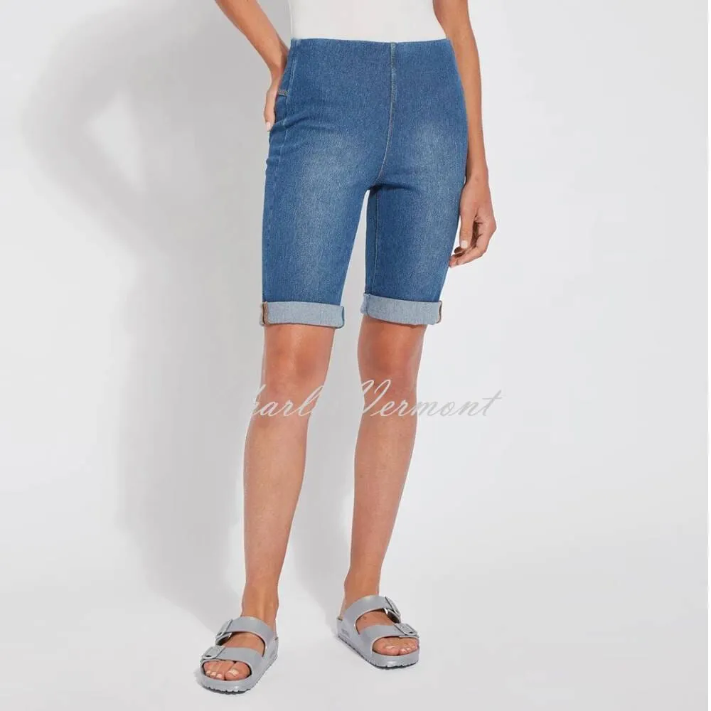 Lysse Boyfriend Denim Short – Style 2835 (Mid Wash)