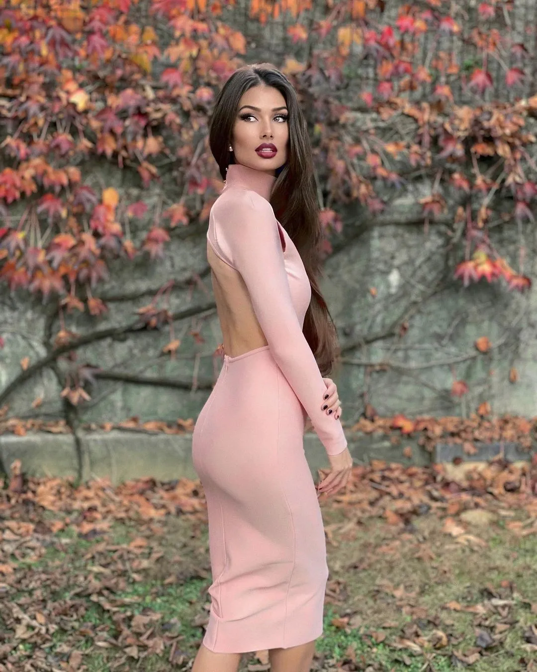 Margot Pink Midi Dress