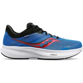 Men's Saucony Ride 16, Hydro/Black, 10 2E Wide