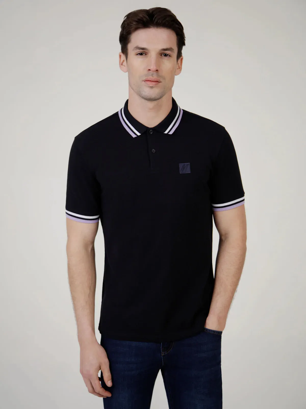 Mish Mash REGULAR FIT RAPTOR NAVY CLASSIC PIQUE POLO