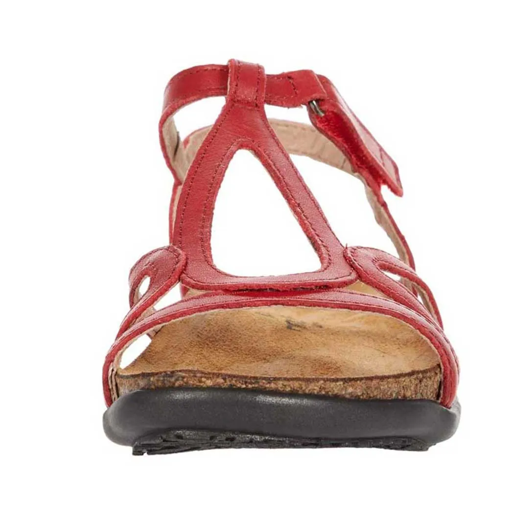 Naot Dorith Sandal Kiss Red Leather (Women's)