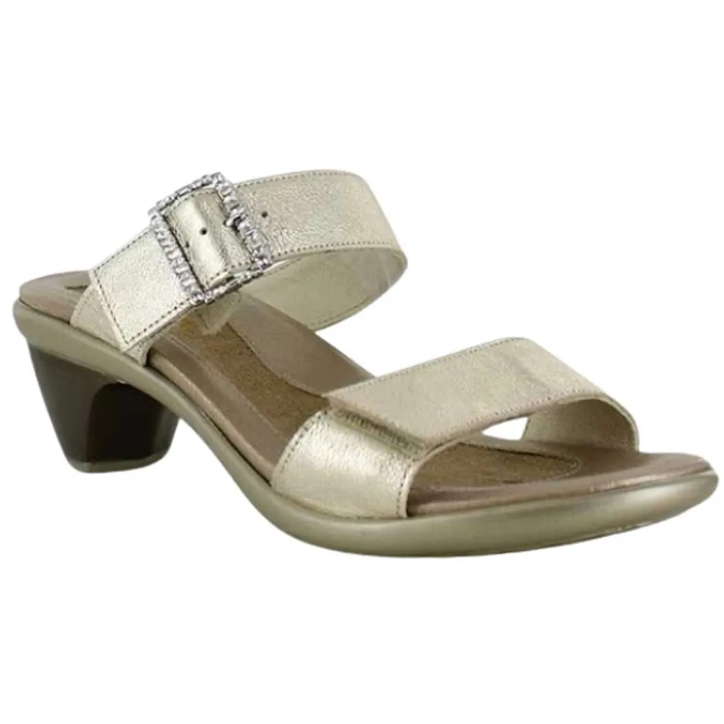 Naot Recent Heeled Sandal Radiant Gold Leather (Women's)