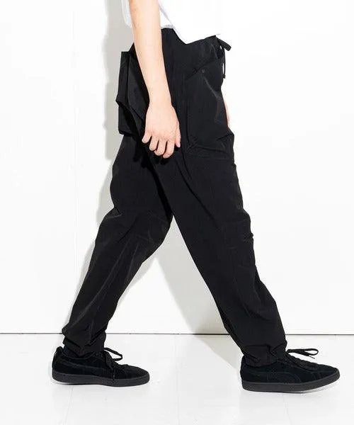 Number NINE LIGHT WEIGHT STRETCH PATCH POCKET TROUSERS/Light weight Stretch patch pocket pants_f20np05