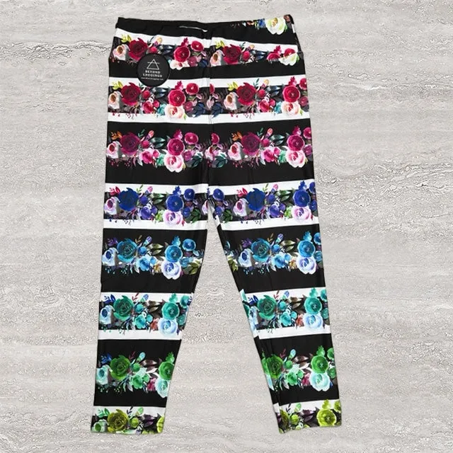 Ombre Floral Capri & Full Soft Leggings