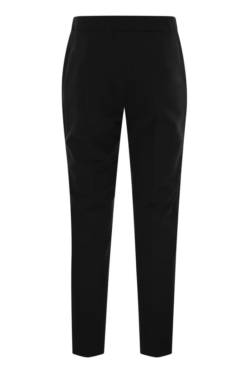 PEGNO - VISCOSE JERSEY TROUSERS