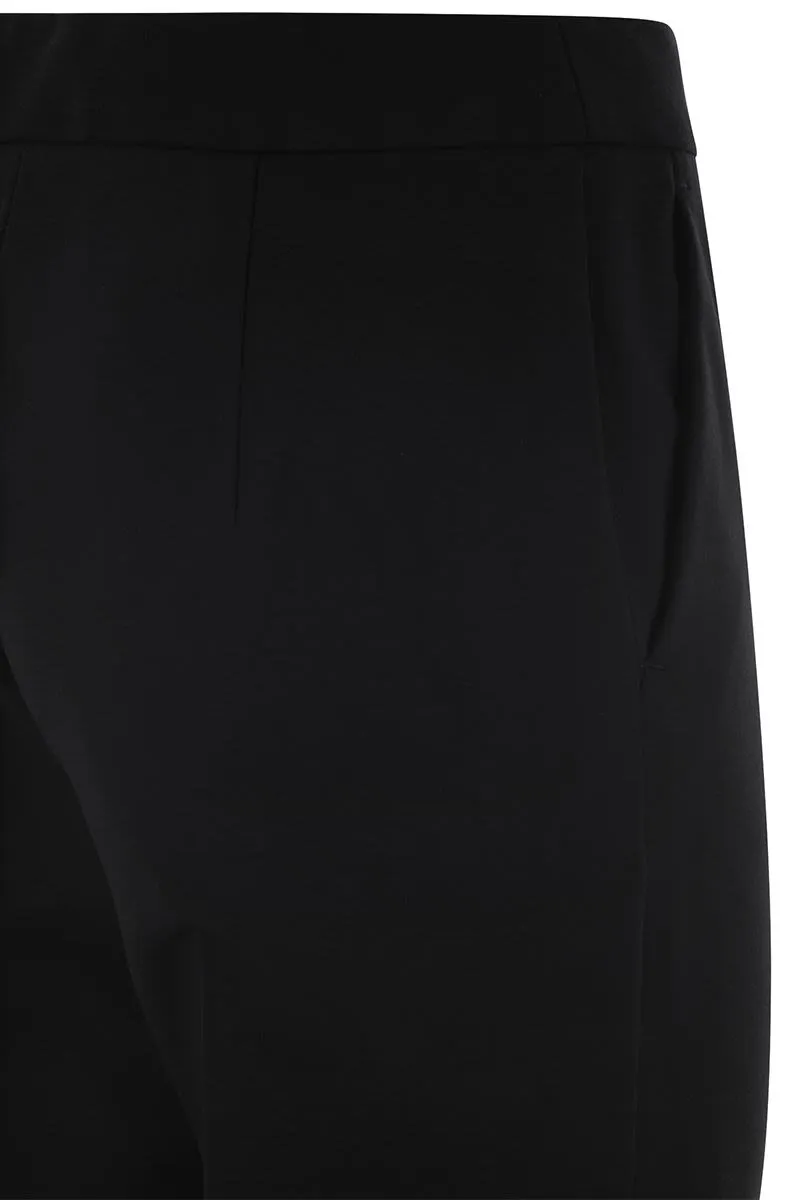 PEGNO - VISCOSE JERSEY TROUSERS