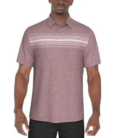 Pga Tour Men's Performance Stripe Polo Shirt