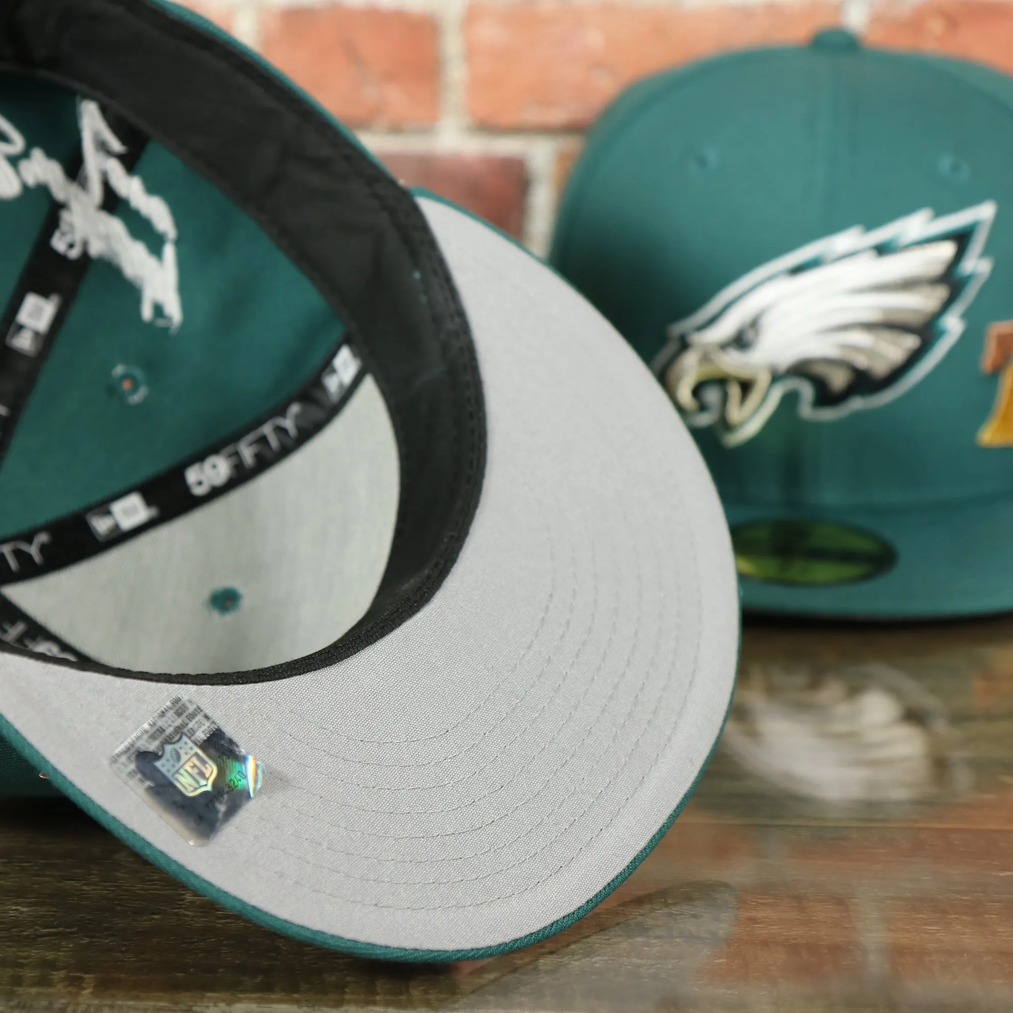 Philadelphia Eagles City Transit All Over Side Patch Gray Bottom 59Fifty Fitted Cap