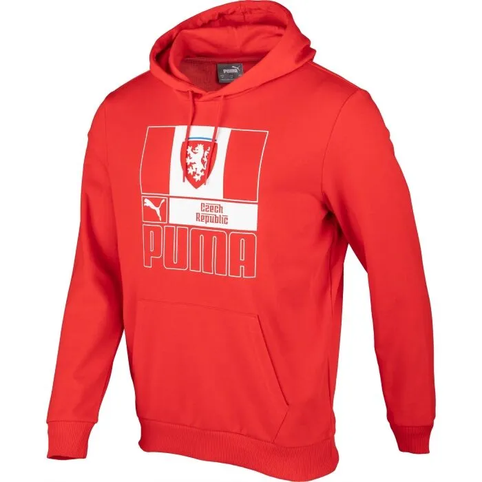 Puma FACR FTBLCORE HOODY RED