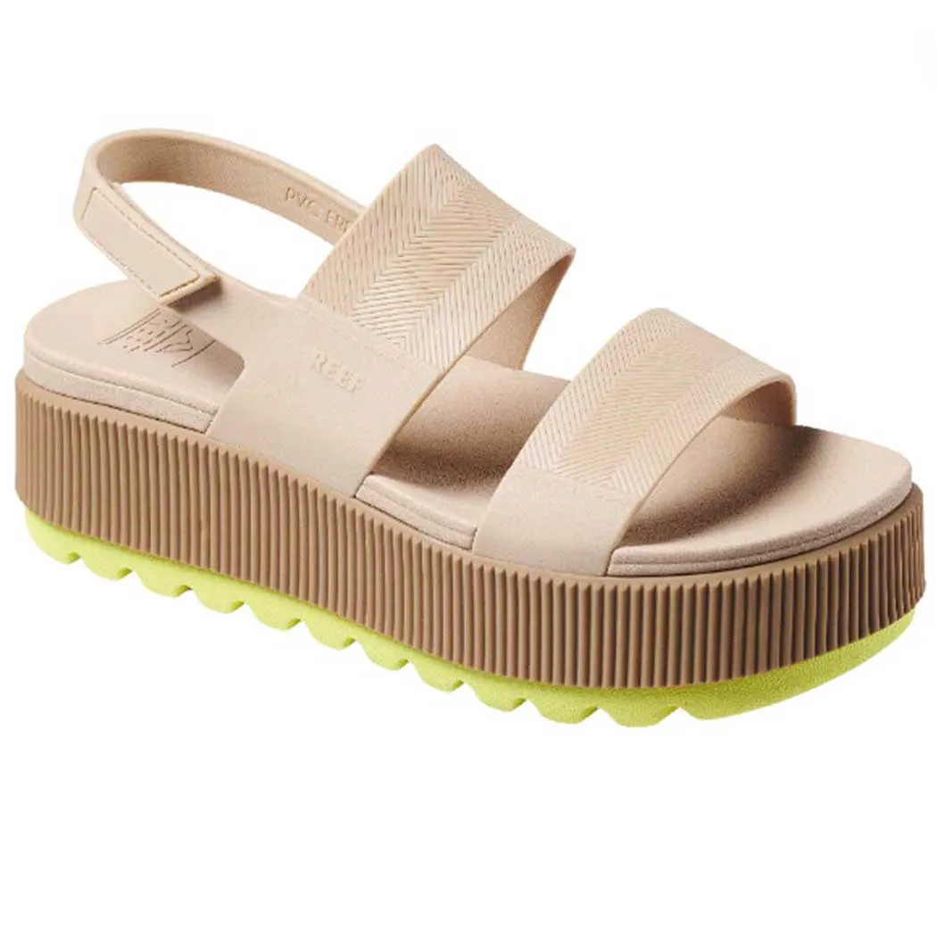 Reef Water Vista Higher Sandal Sand Lime (Women's)