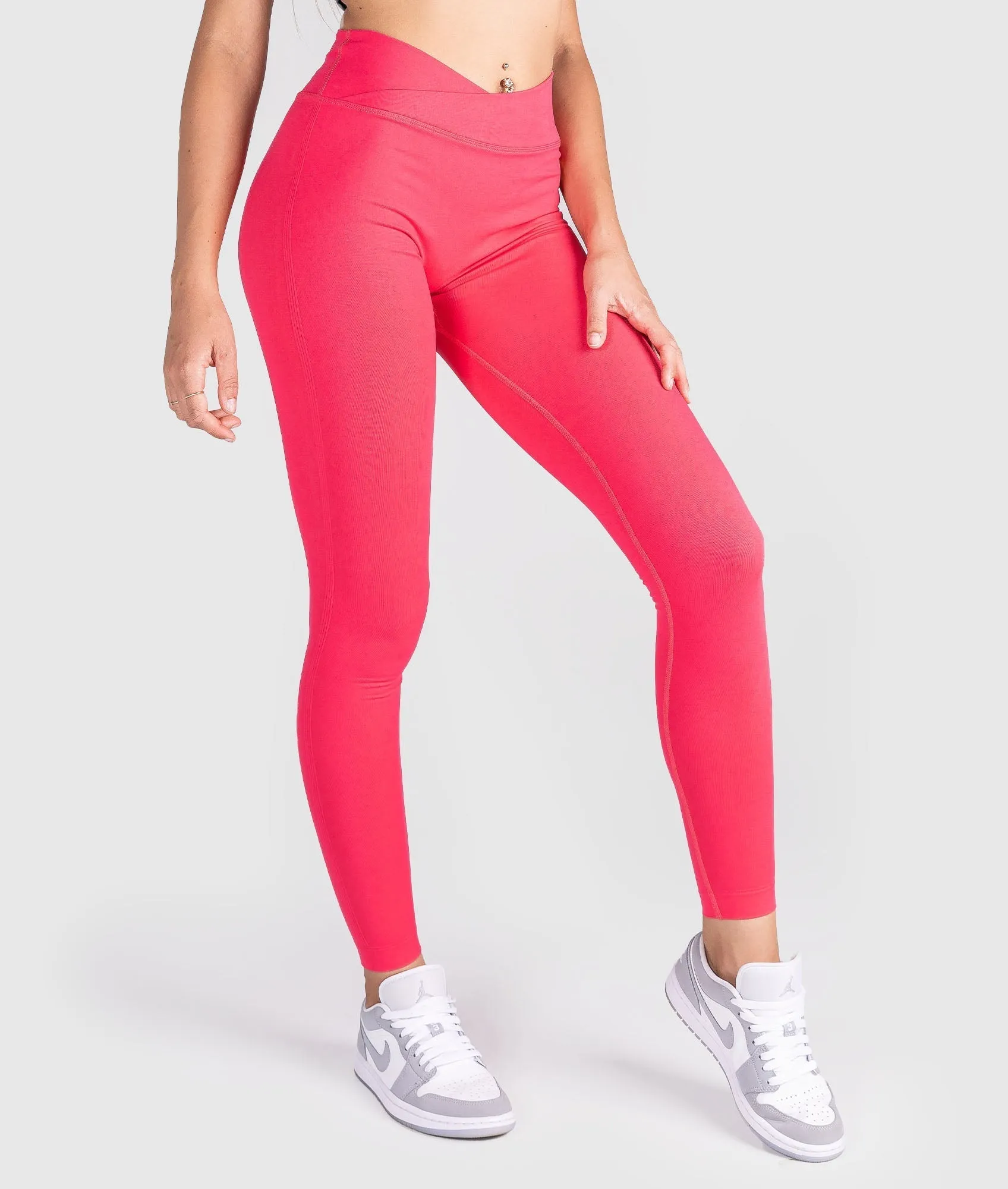 Sakura Seamless Leggings - Berry