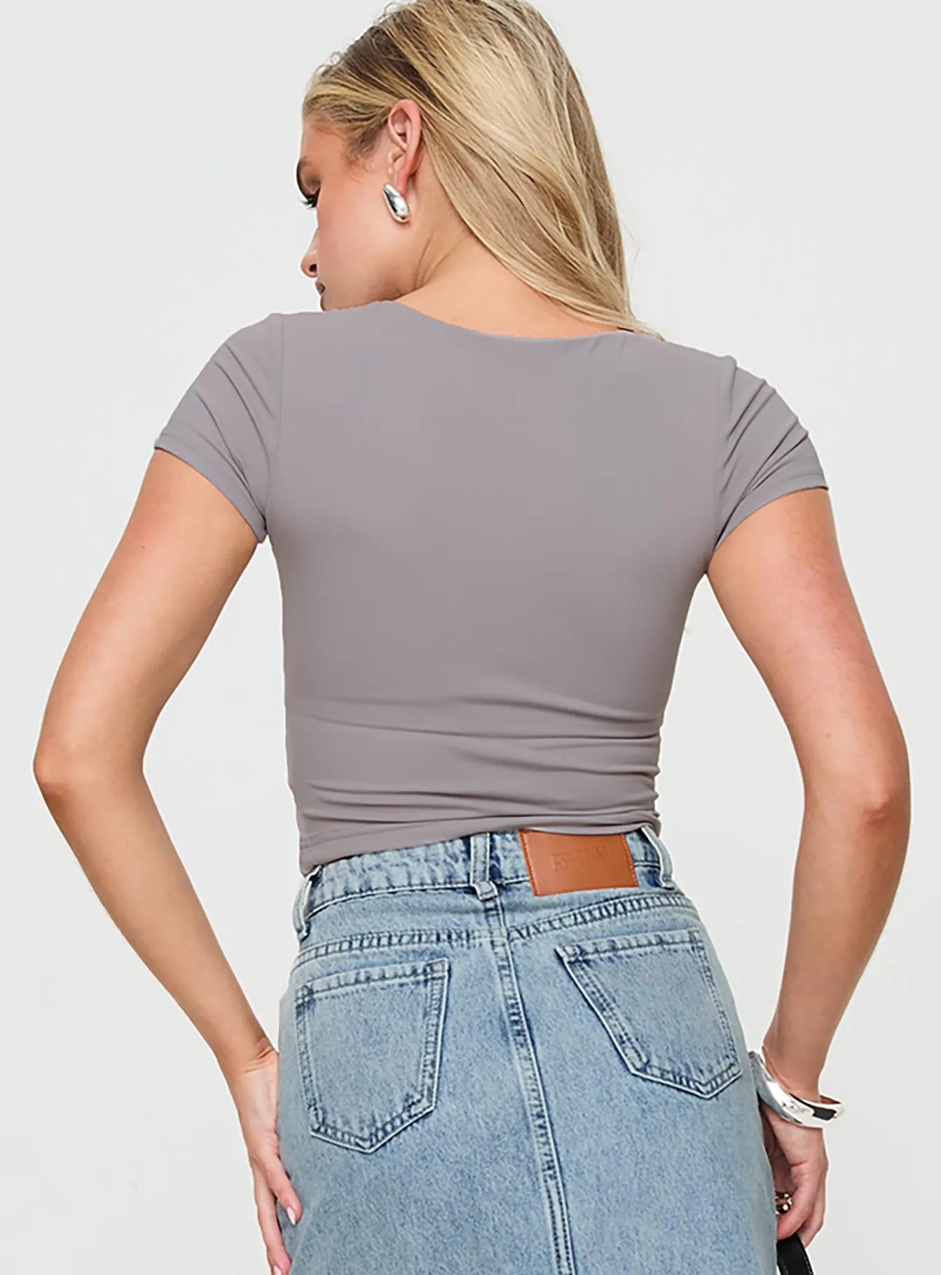 Serenie Top Grey