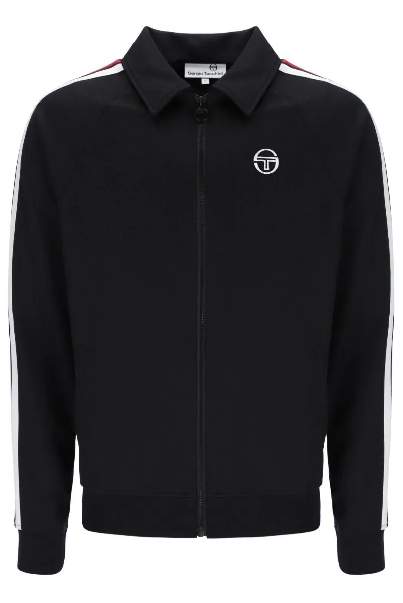 Sergio Tacchini Renshaw Tape Track Jacket Black