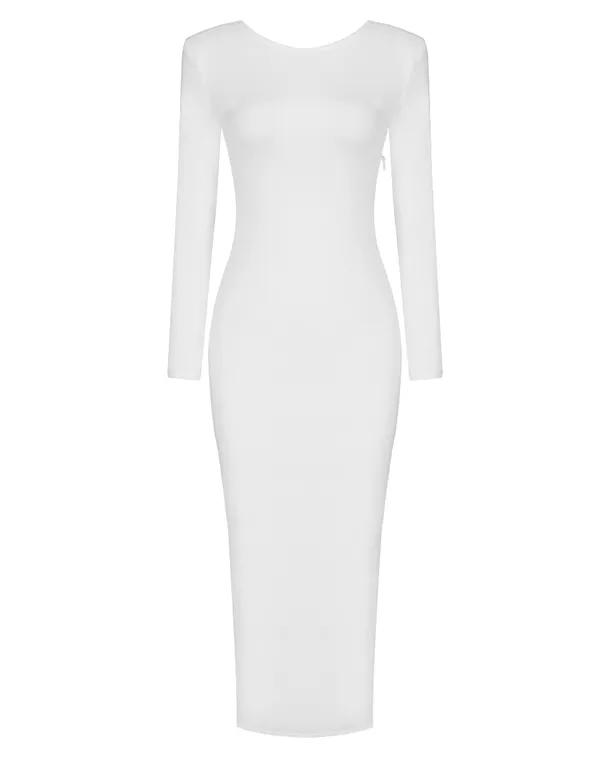 Sevil White Maxi Dress