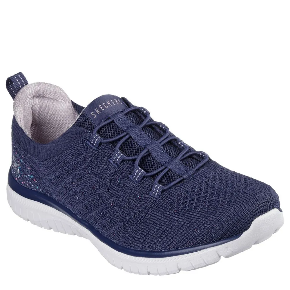 SKECHERS  WOMENS VIRTUE SHOW RUNNER SLIP ON SNEAKER