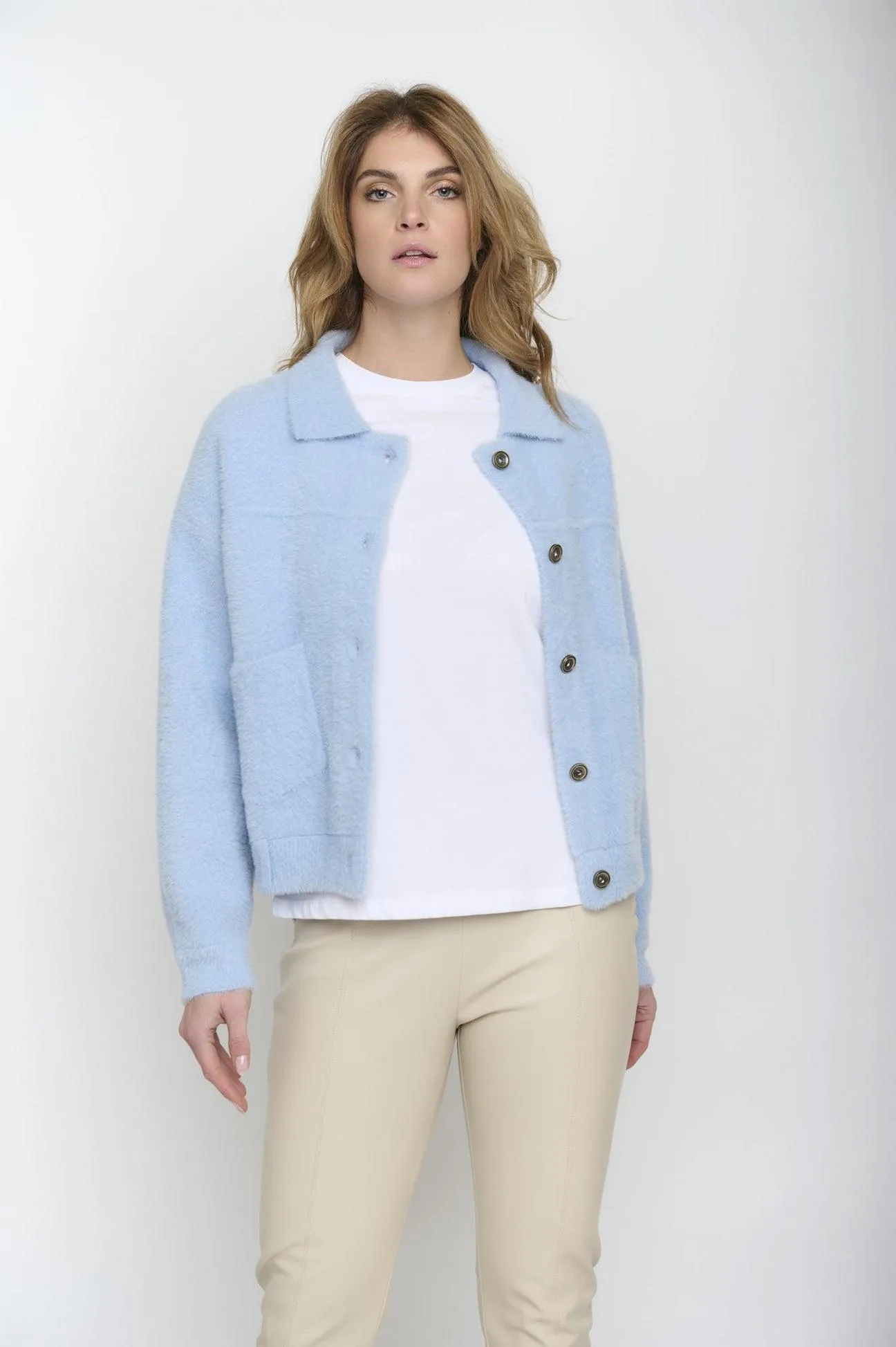 Soft Knitted Jacket Bubble