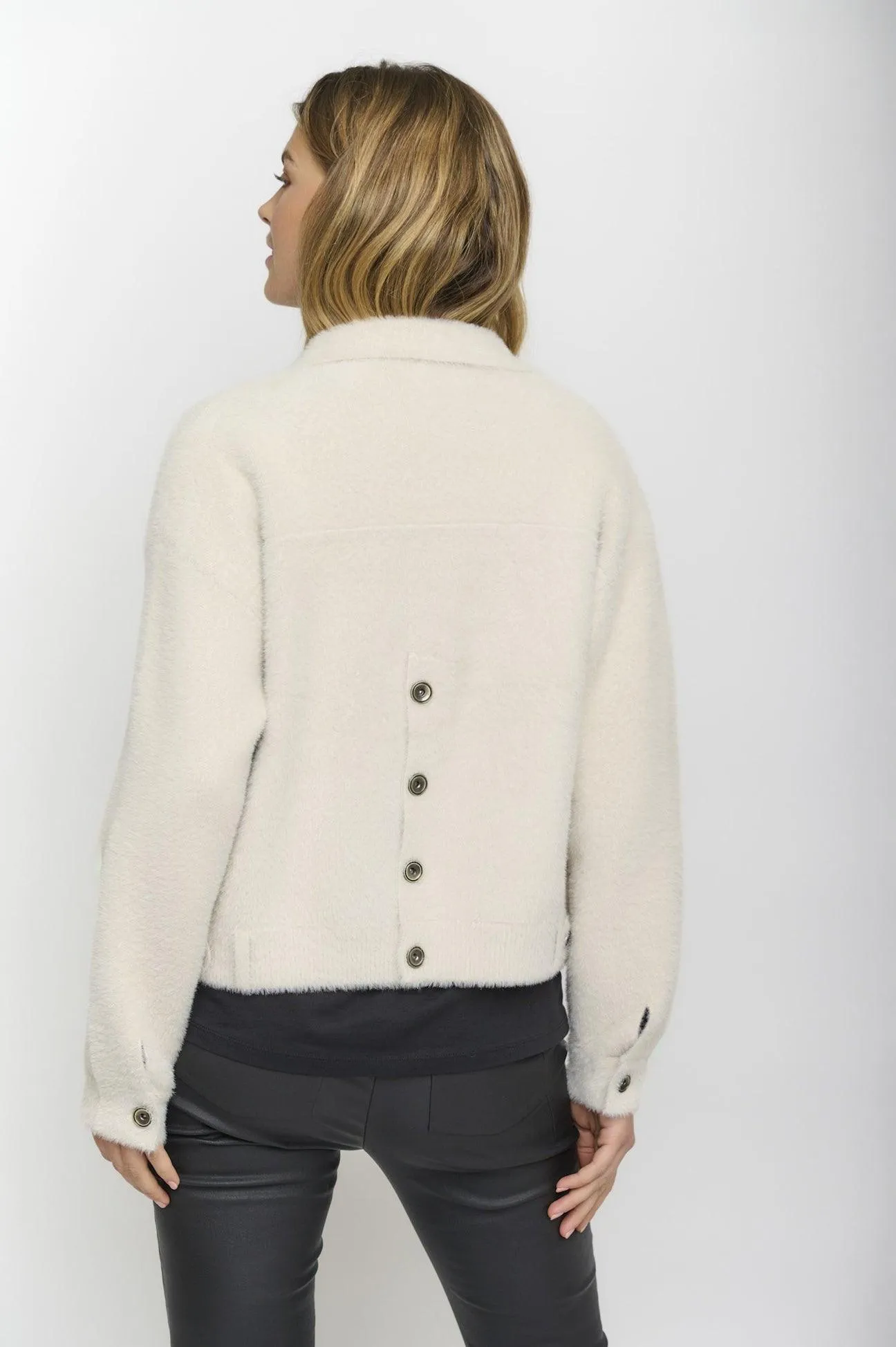 Soft Knitted Jacket Bubble