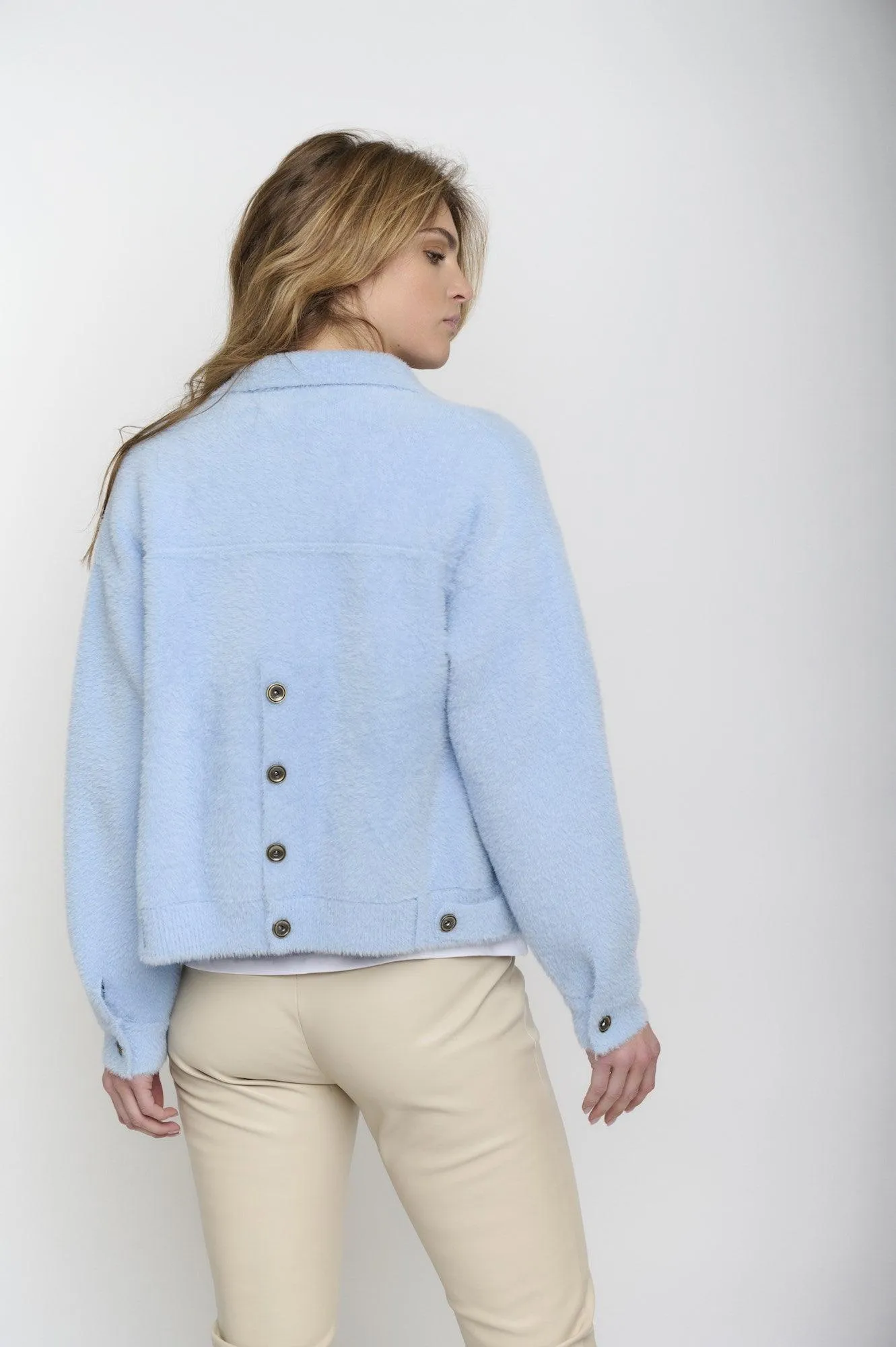 Soft Knitted Jacket Bubble