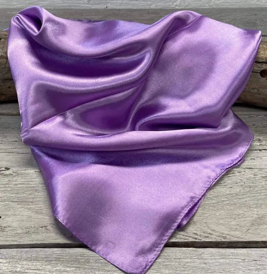 Solid Lavender Wild Rag