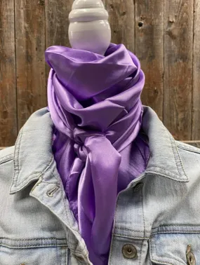 Solid Lavender Wild Rag