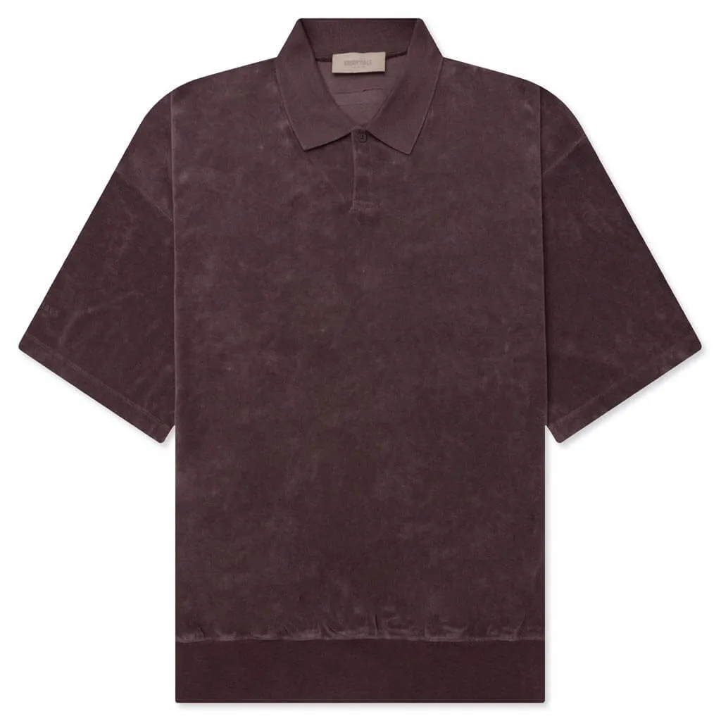 S/S Polo - Plum