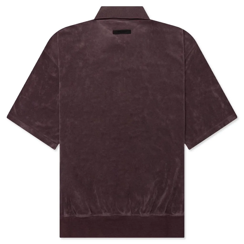 S/S Polo - Plum