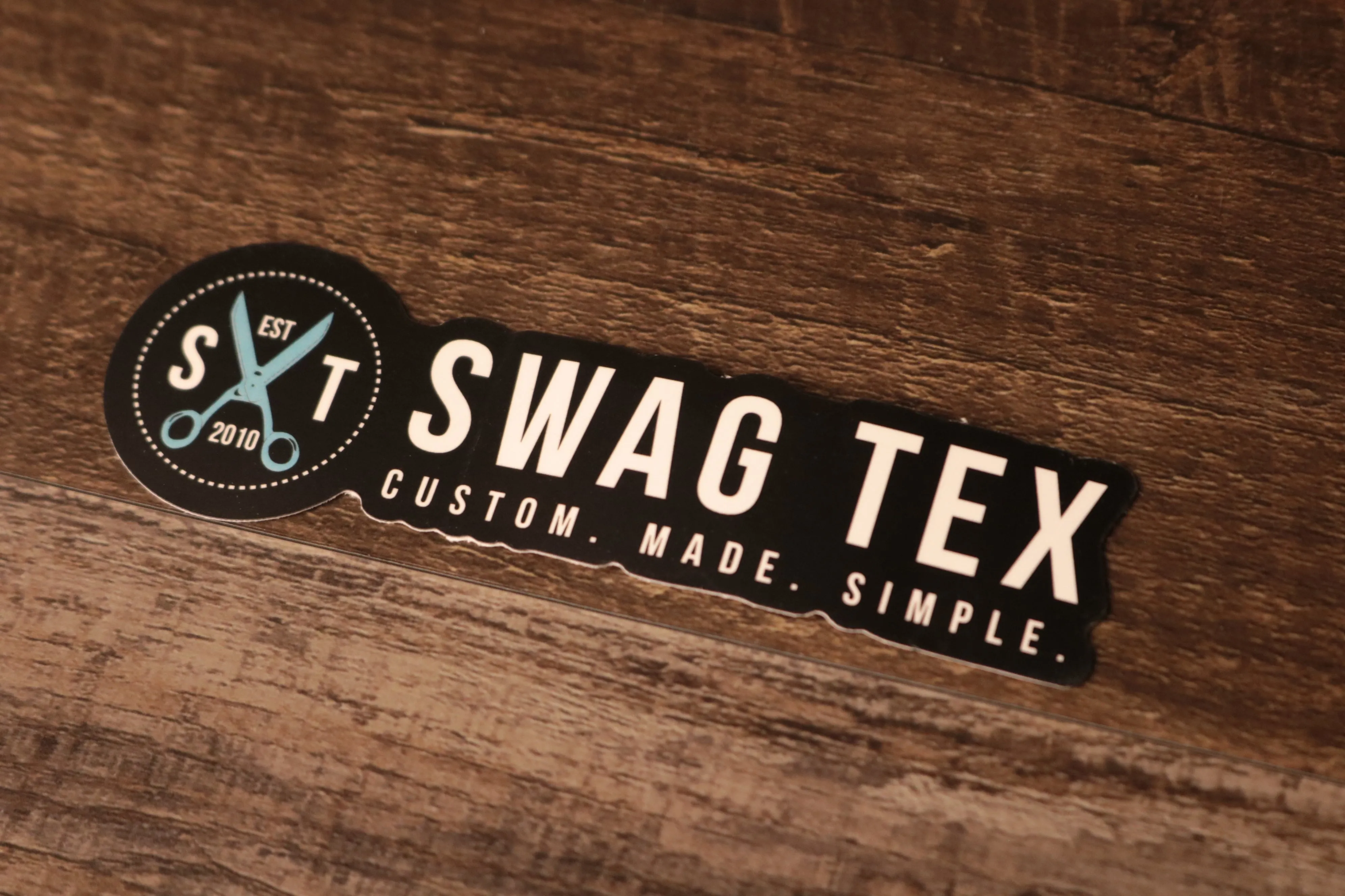 Swag Tex Sticker | Swag Tex Black Sticker