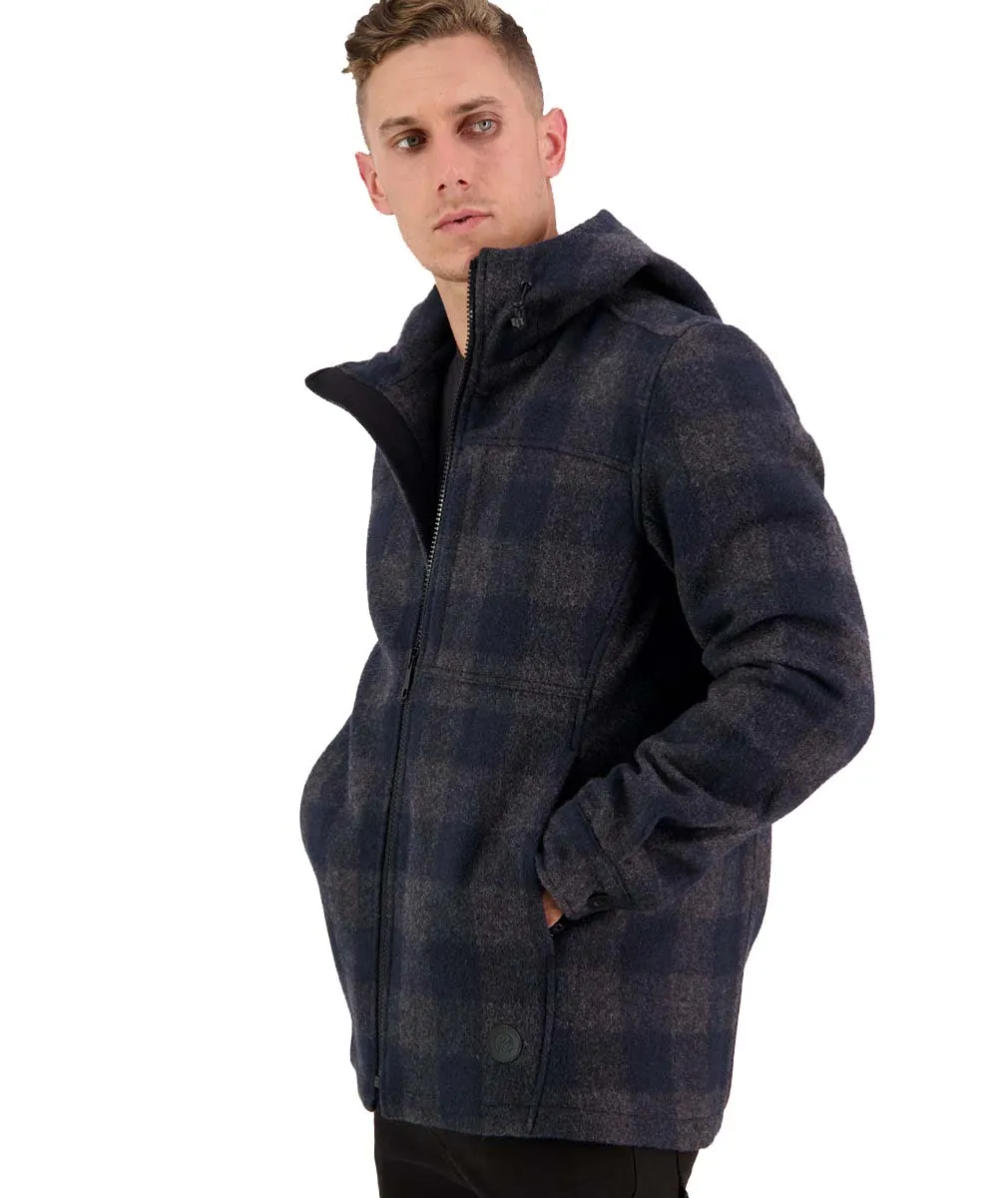 Swanndri Hudson Hoody Coal Check