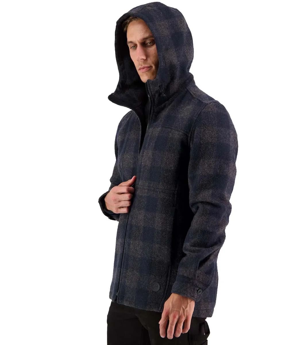 Swanndri Hudson Hoody Coal Check