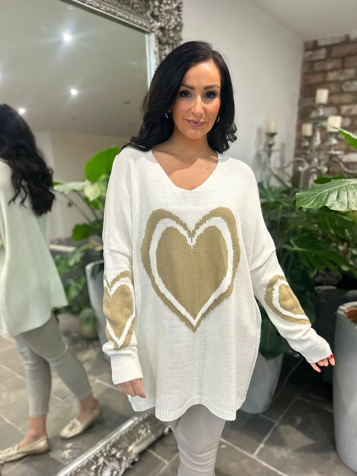 Vanilla Multi Heart Detail Jumper Tina