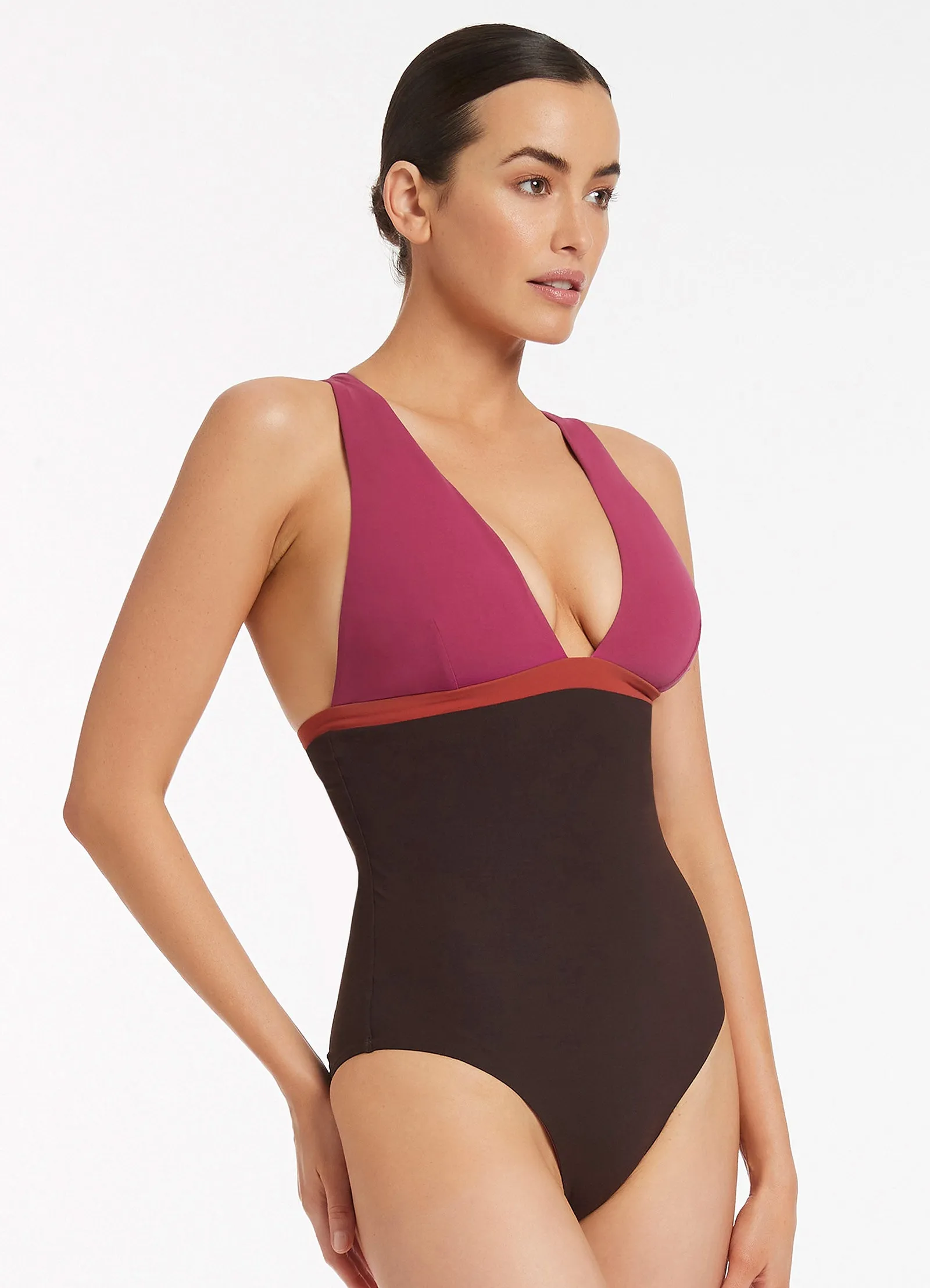 Versa Tie Back One Piece - Orchid