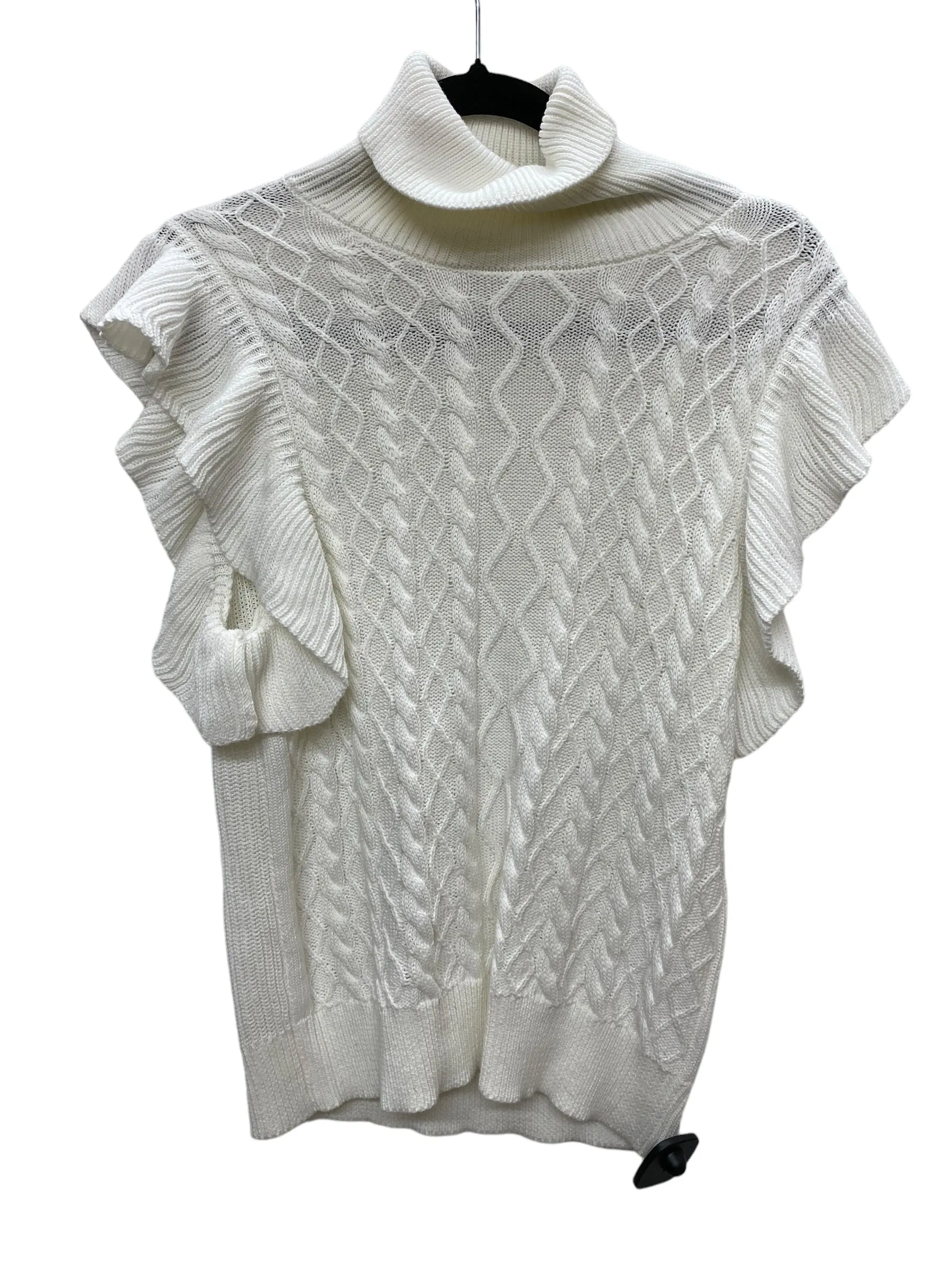 Vest Sweater By Cmf In White, Size: S