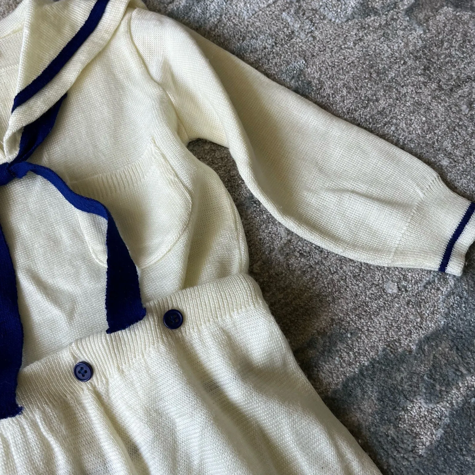 Vintage Kids Classics Sailor Sweater Outfit 24 Months