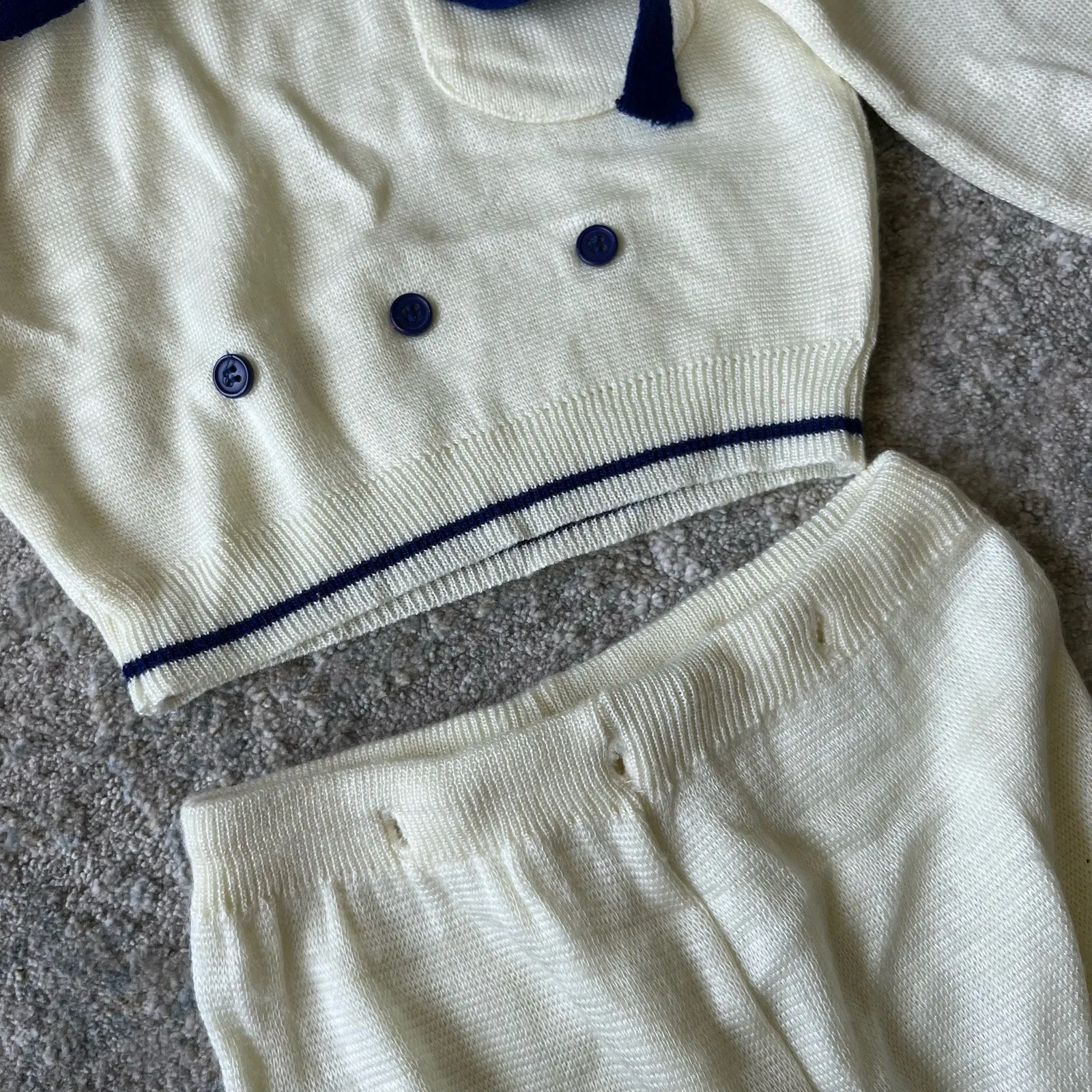 Vintage Kids Classics Sailor Sweater Outfit 24 Months