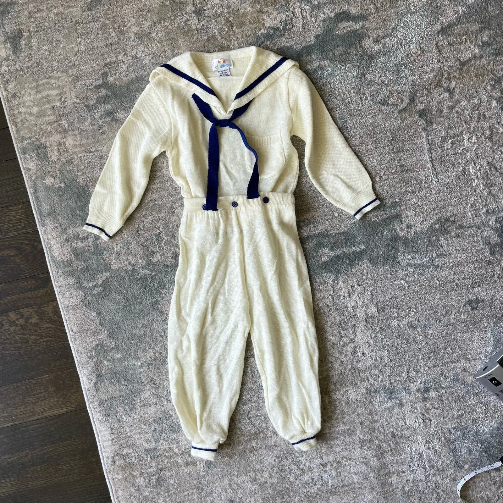 Vintage Kids Classics Sailor Sweater Outfit 24 Months