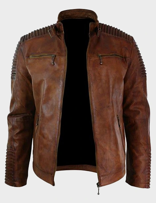 Vintage Motorcycle cafe racer Distressed jacket | William Jacket