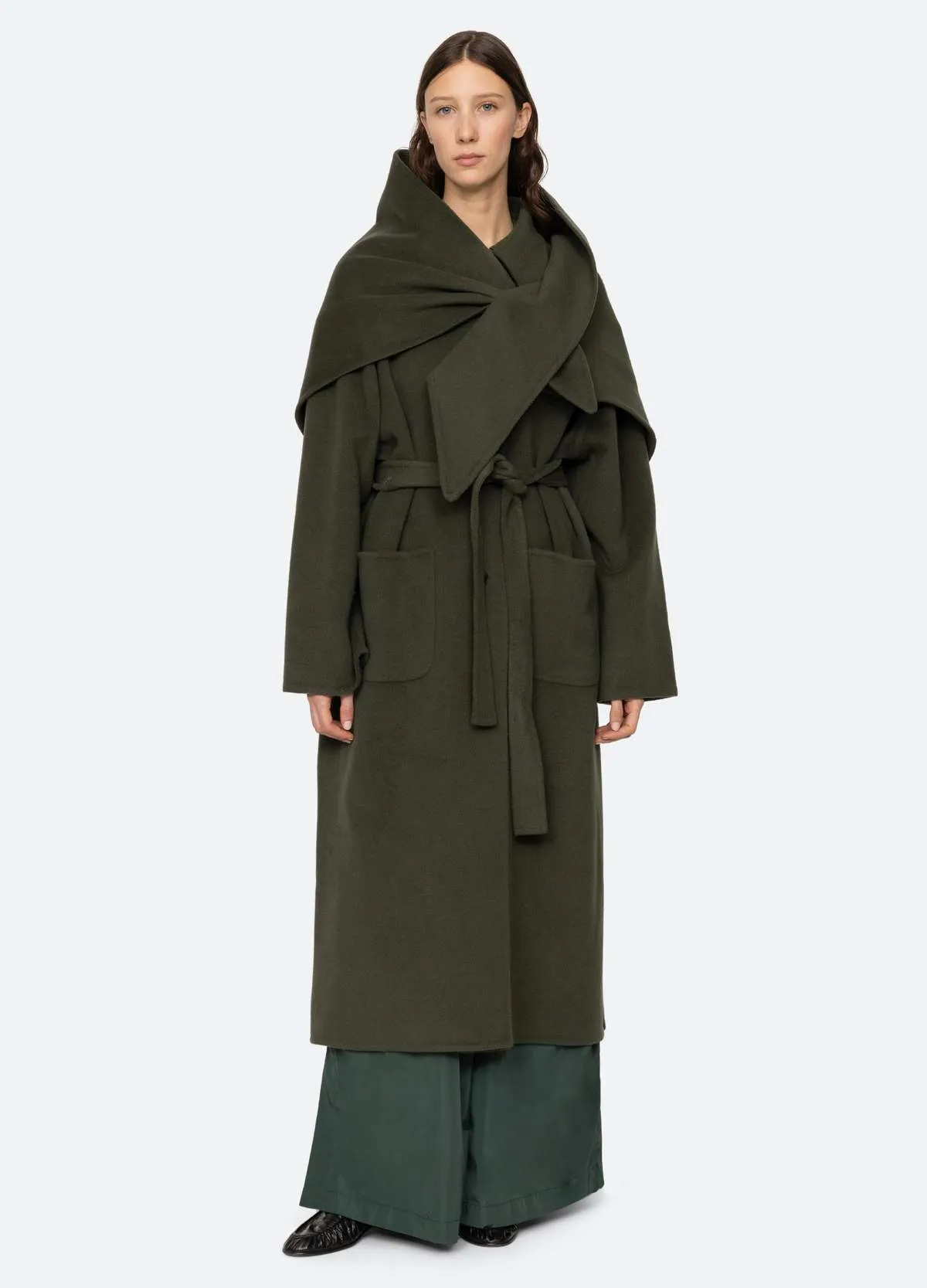 Viv Coat - Brown/Pine