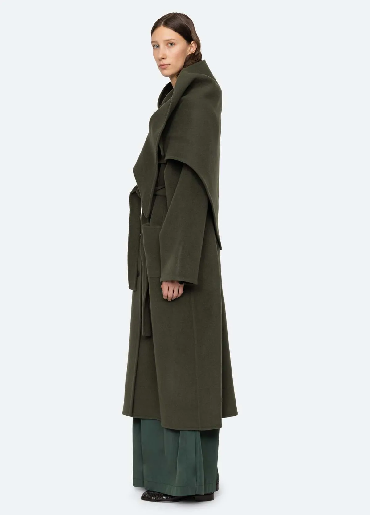 Viv Coat - Brown/Pine