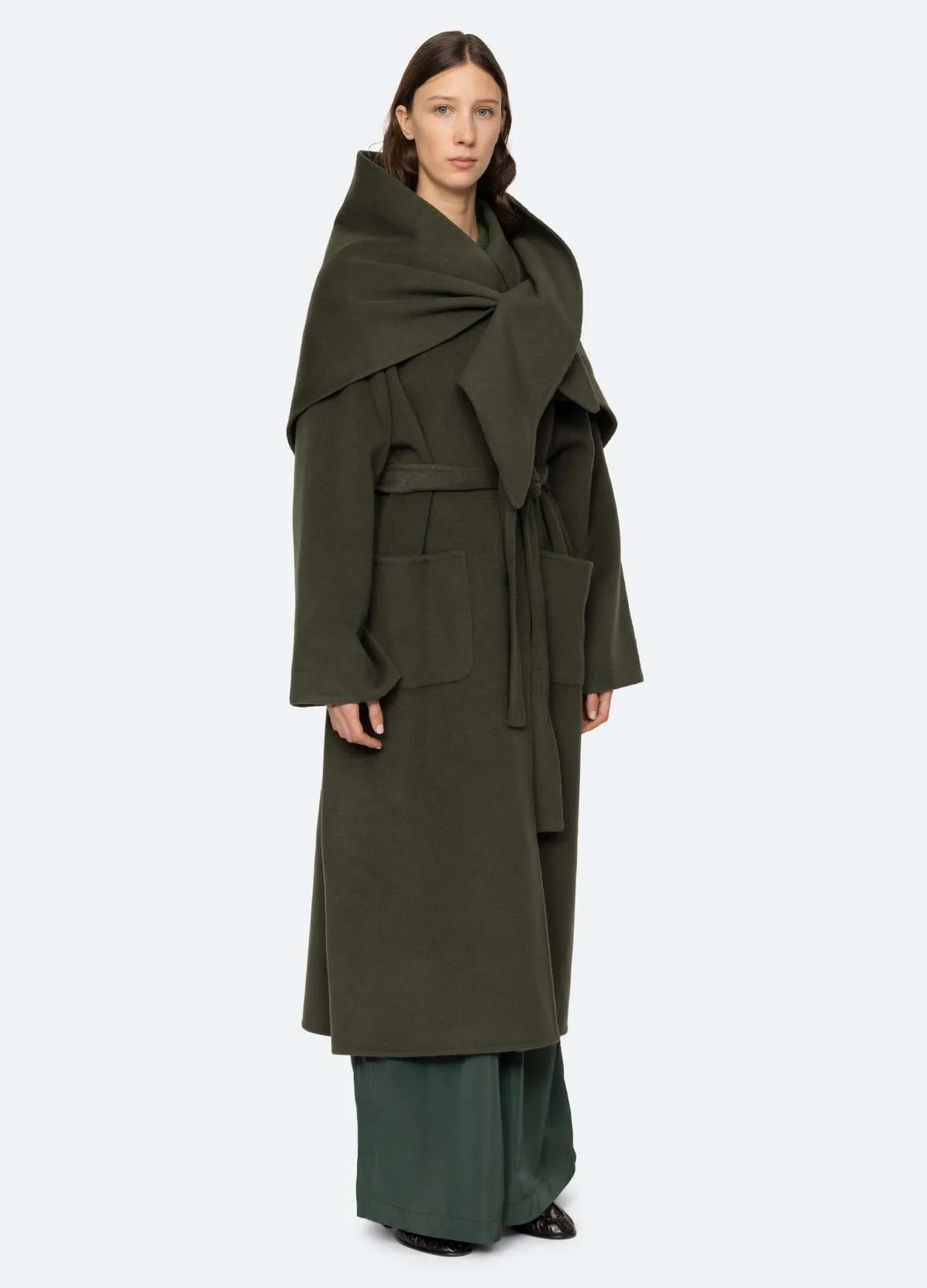 Viv Coat - Brown/Pine