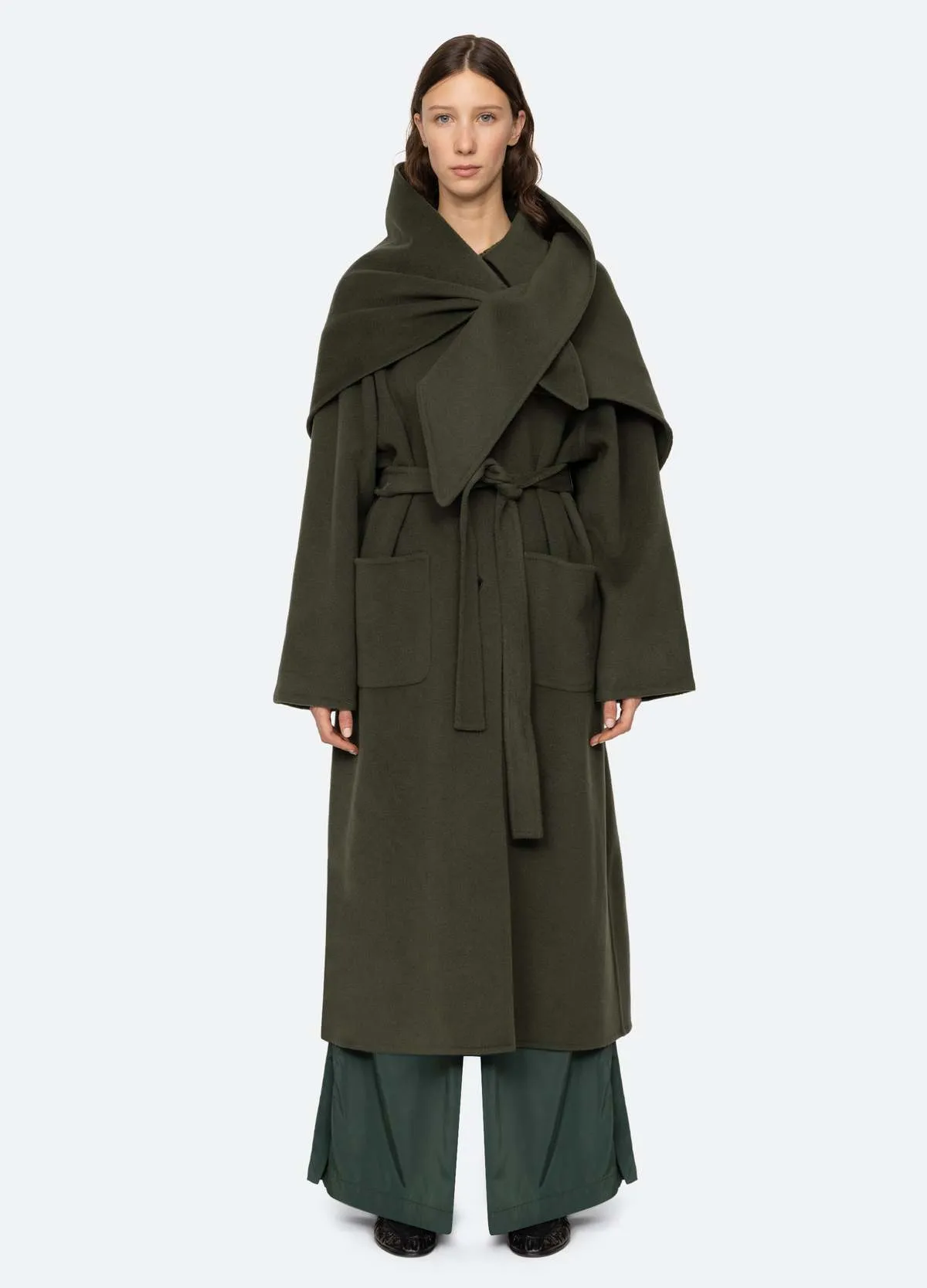 Viv Coat - Brown/Pine