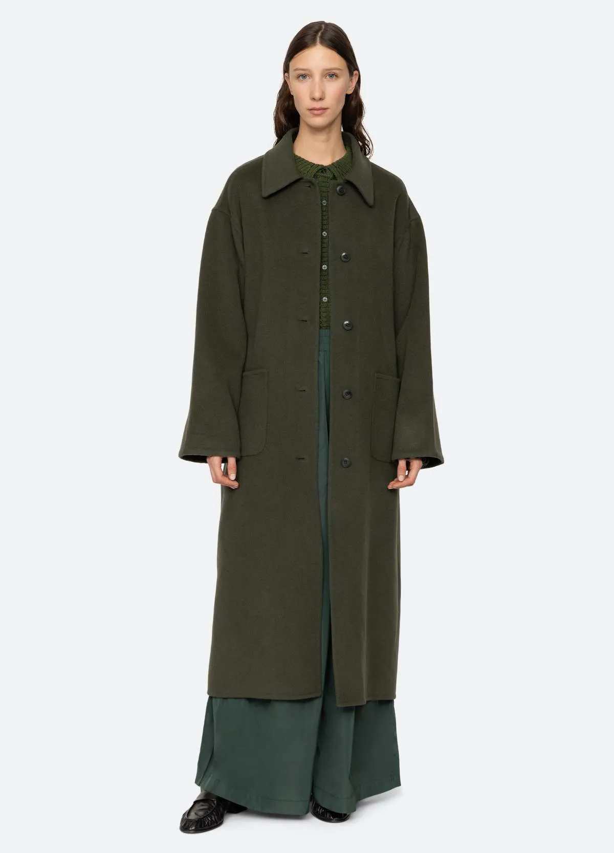 Viv Coat - Brown/Pine