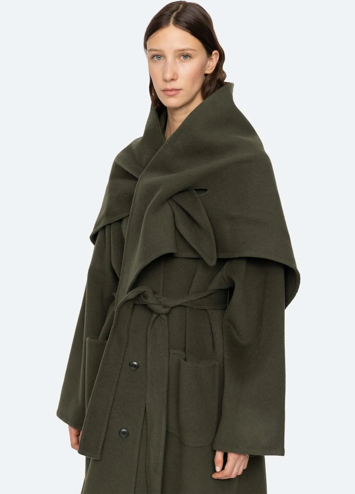 Viv Coat - Brown/Pine