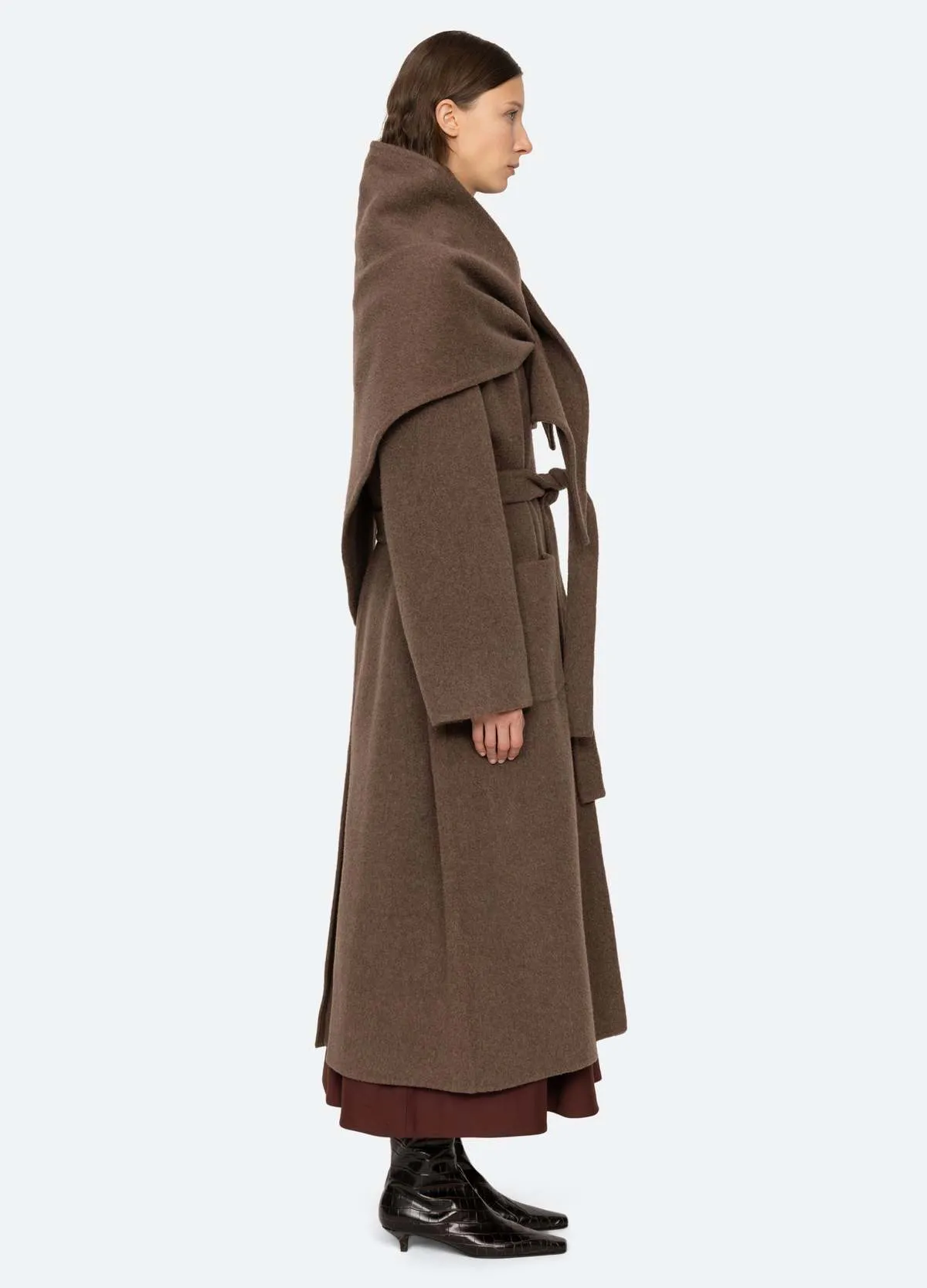 Viv Coat - Brown/Pine