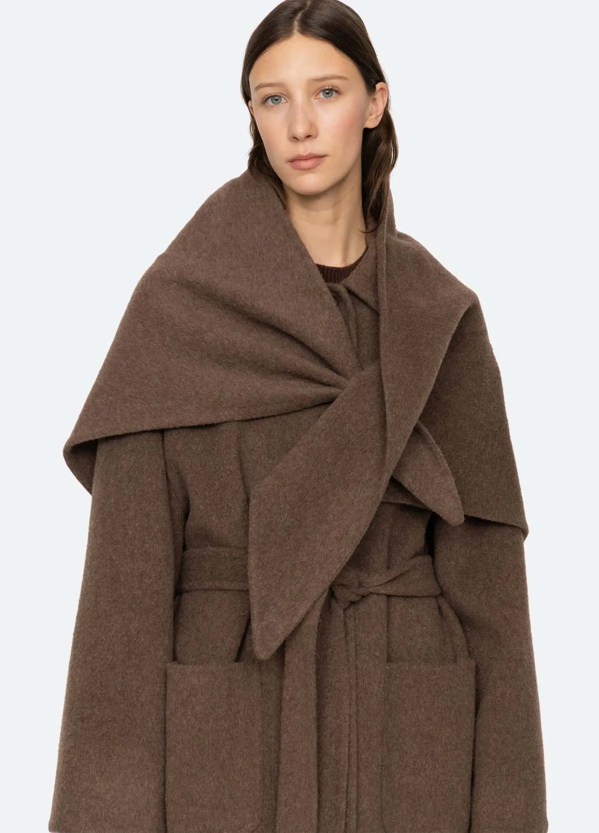 Viv Coat - Brown/Pine