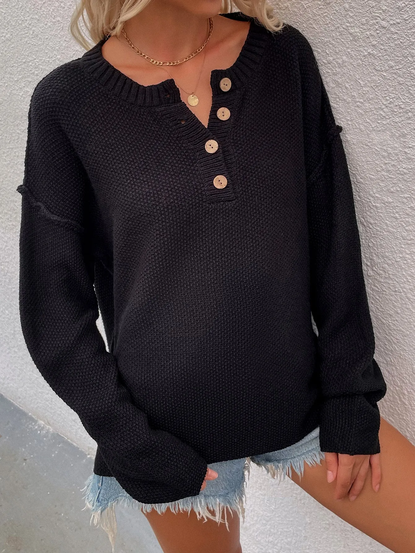 Walker High-Low Sweater