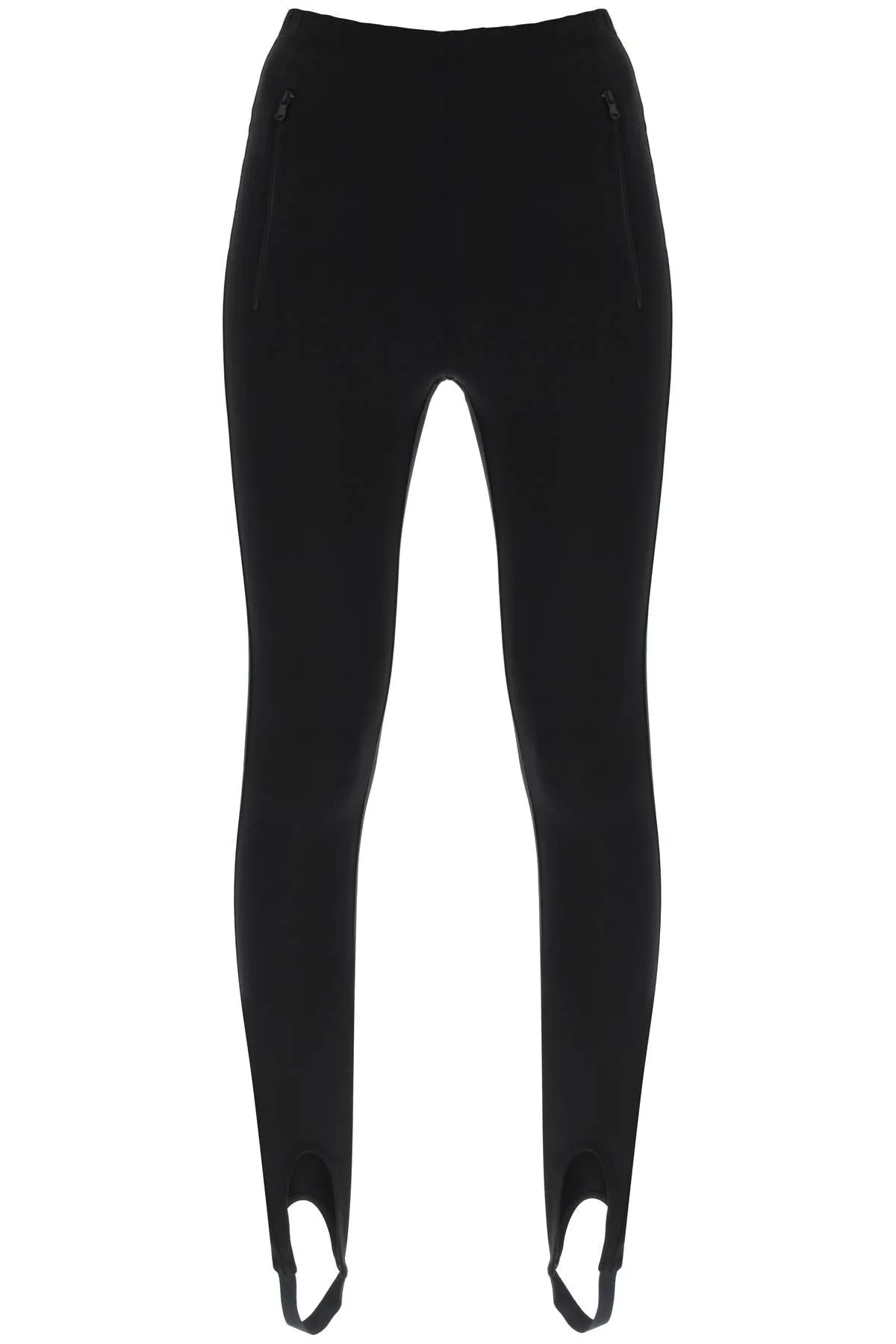 Wardrobe.nyc high-waisted stirrup leggings W2035R06 BLACK